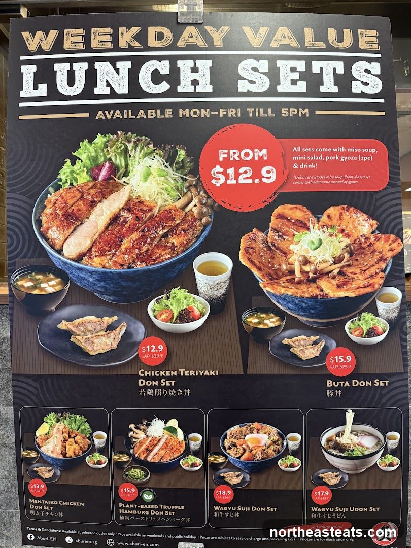 WEEKDAY VALUE LUNCH SETS