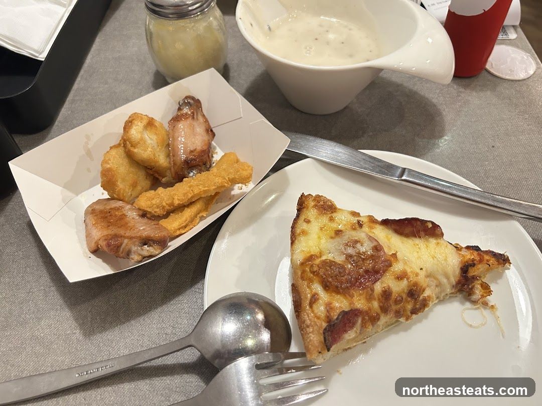 Pizza and Chicken Wings