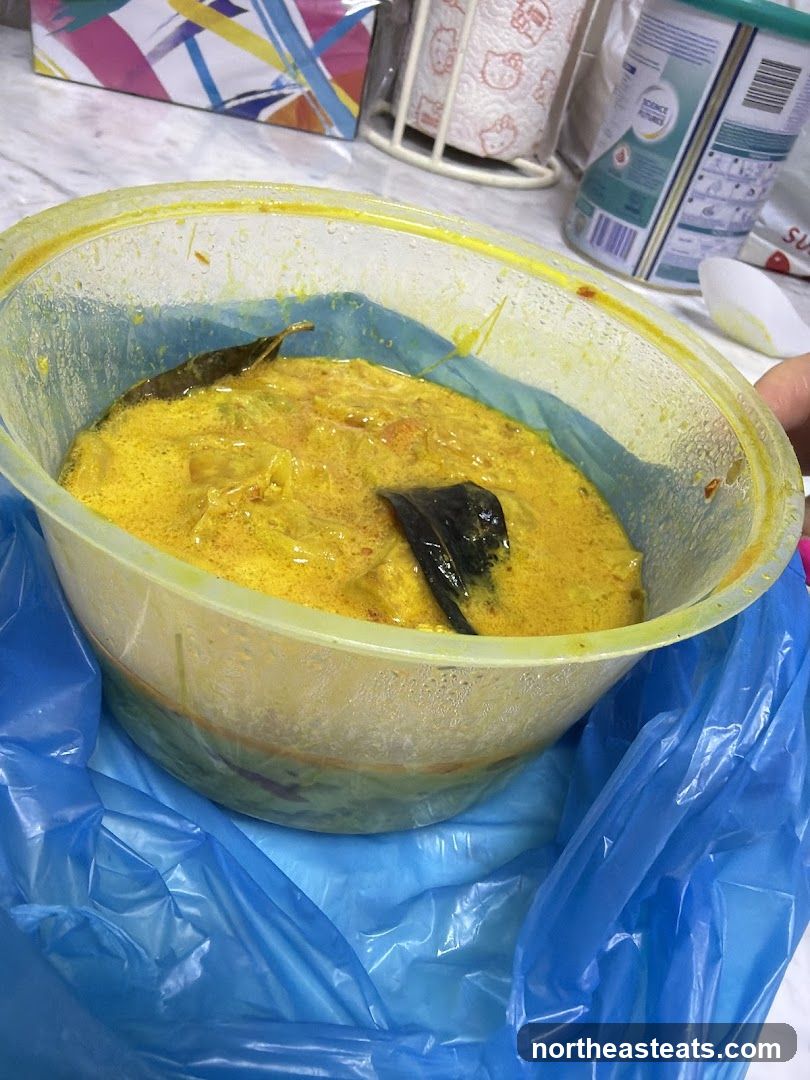 Curry in a Plastic Container