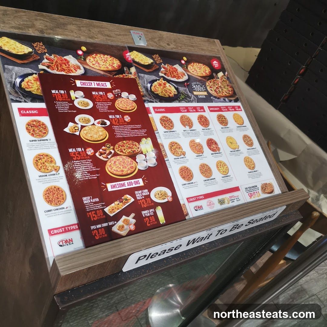 Pizza Menu