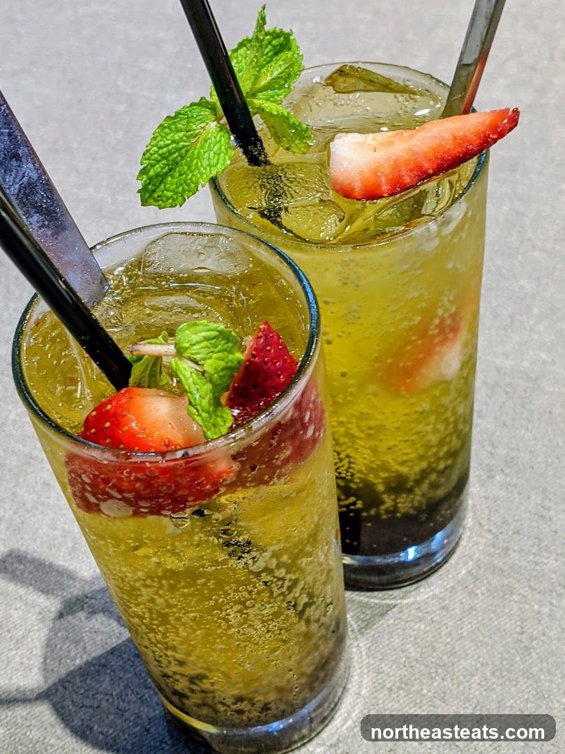 Strawberry Mint Drinks
