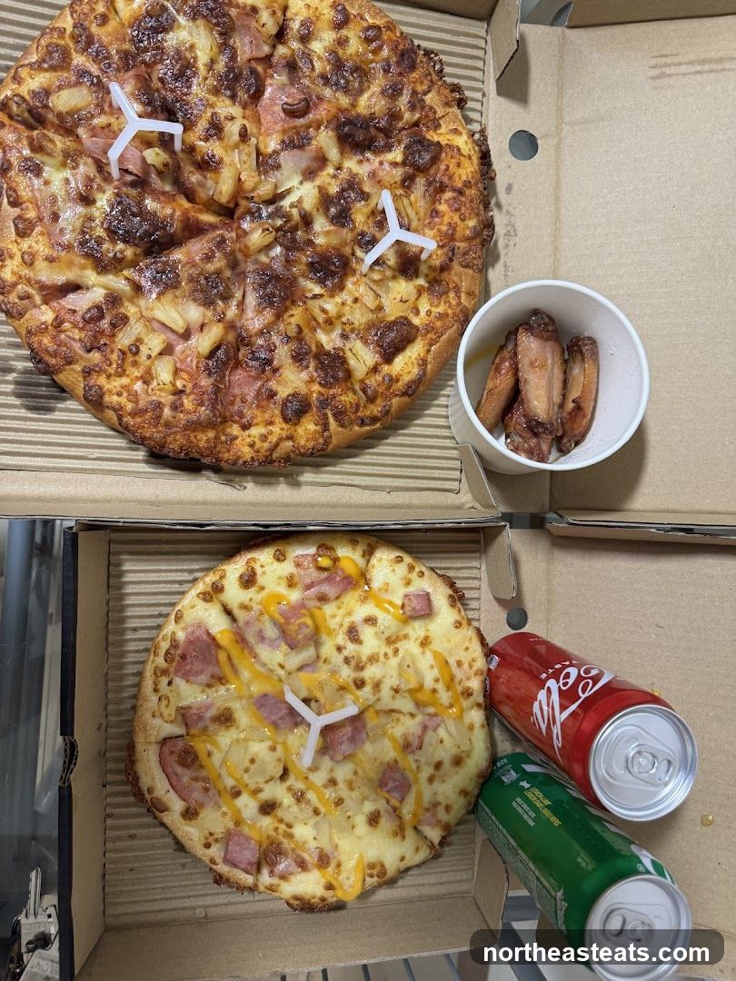 Pizza and Chicken Wings
