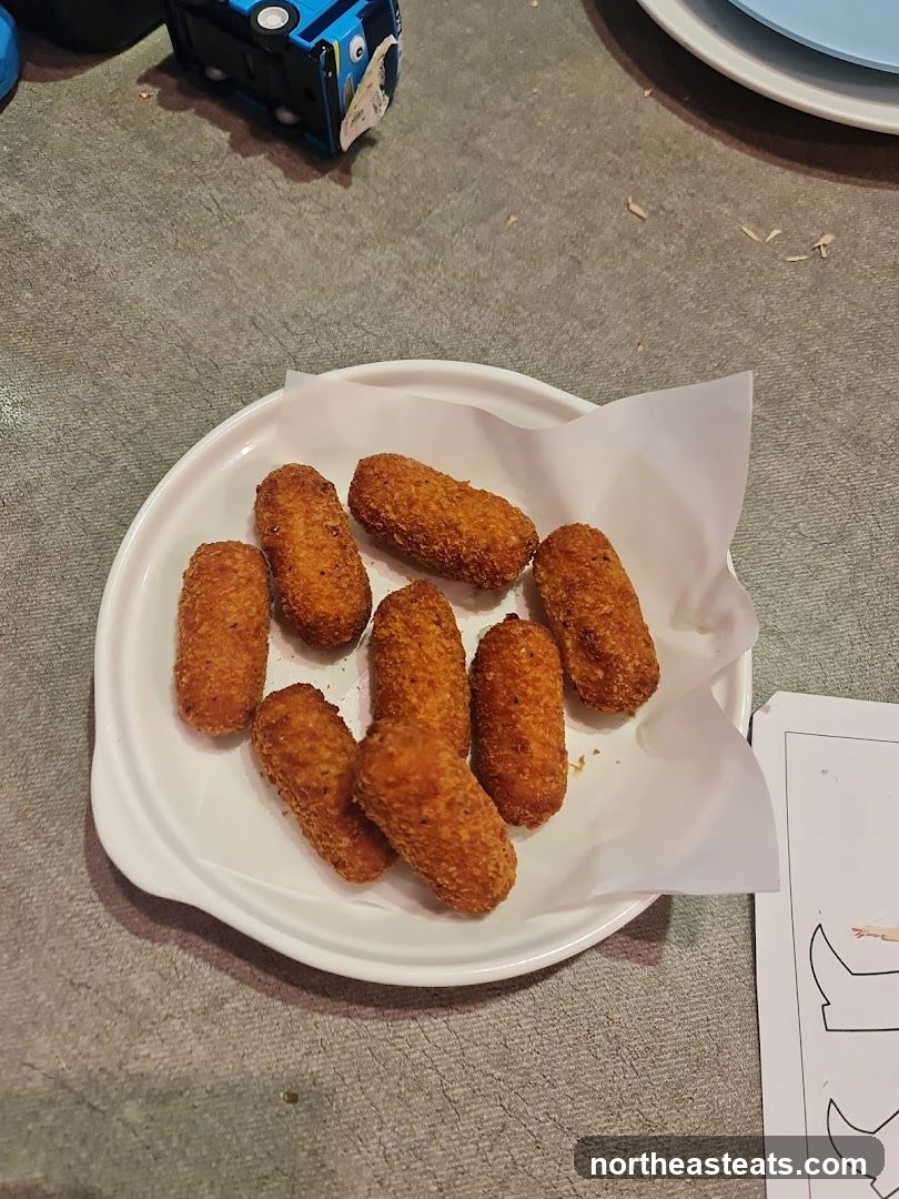 Croquettes on a Plate