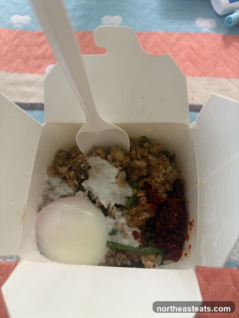 Takeout Box with Food