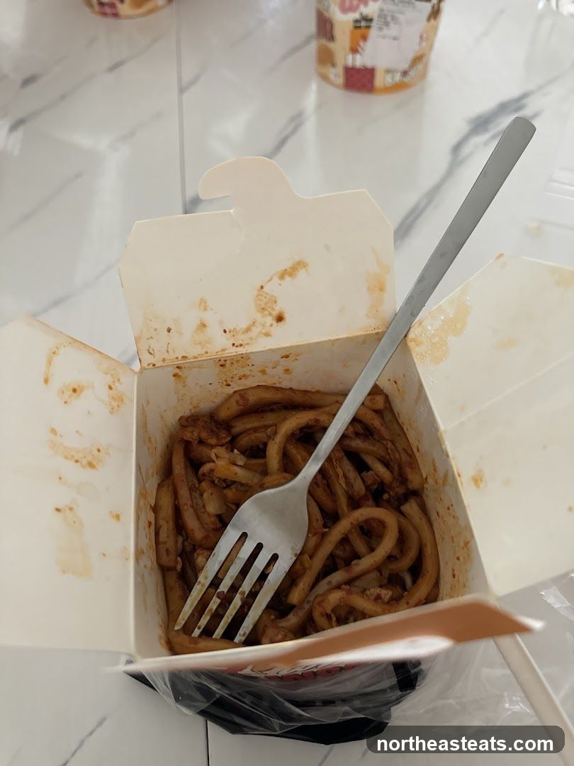 Noodles in a Takeout Box