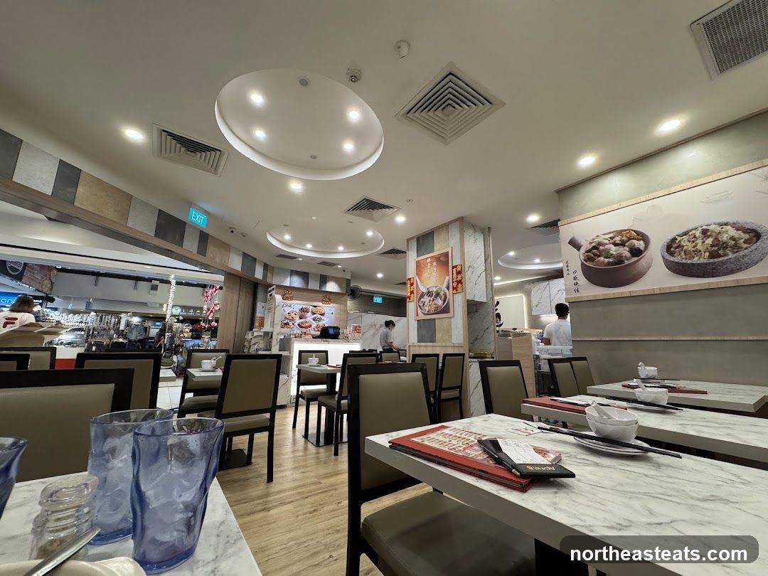 Restaurant Interior with Dining Tables