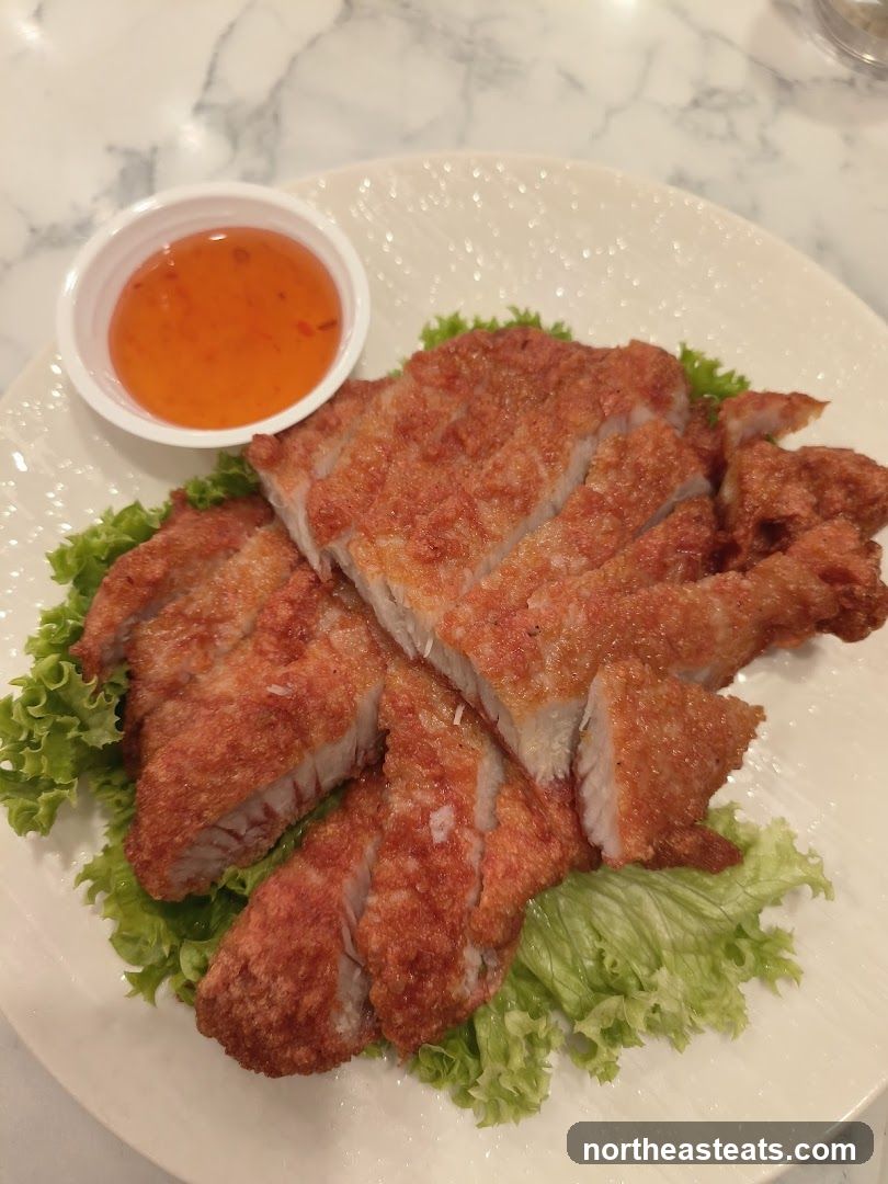 Fried Pork Chop with Sweet Chili Sauce