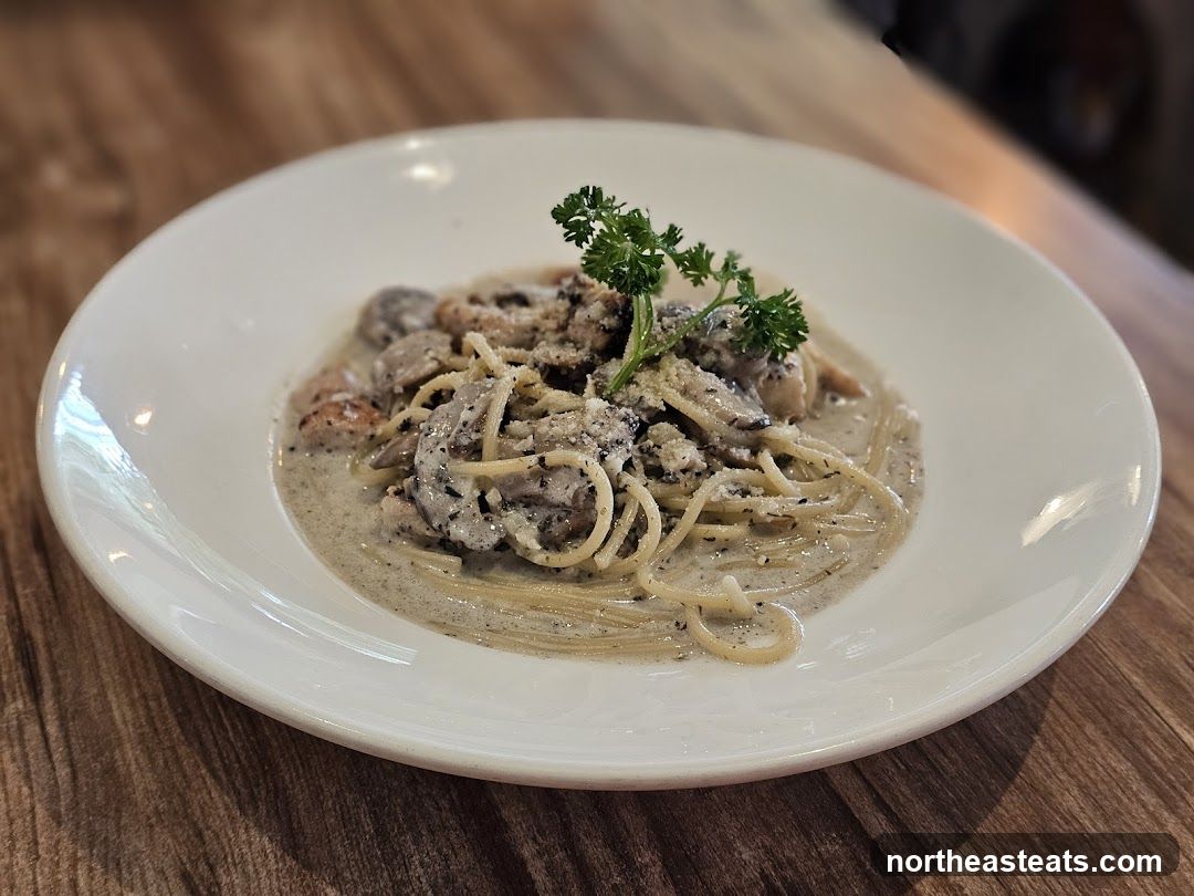 Mushroom Cream Pasta
