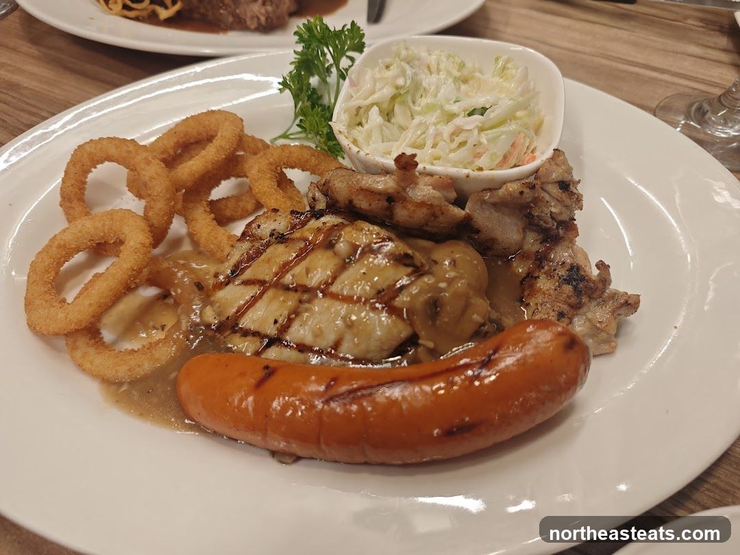 Grilled Chicken and Sausage Platter