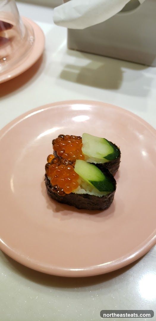 Ikura and Cucumber Sushi