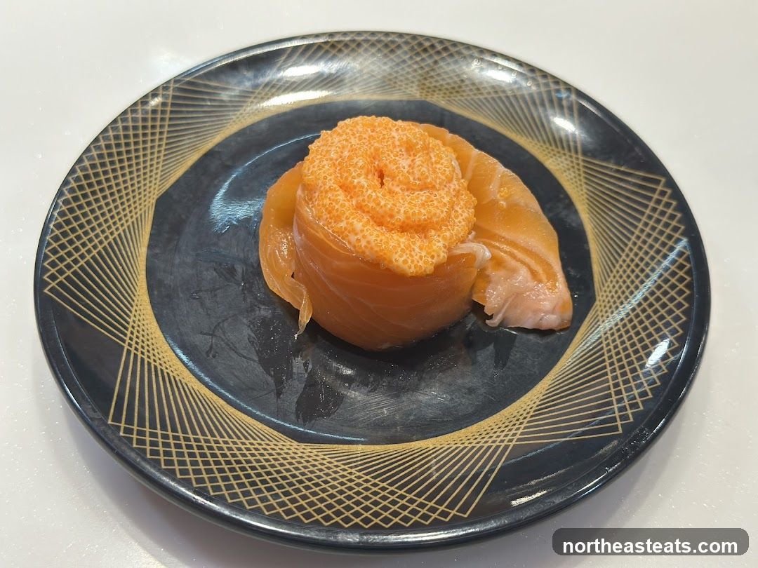 Salmon Sushi with Roe