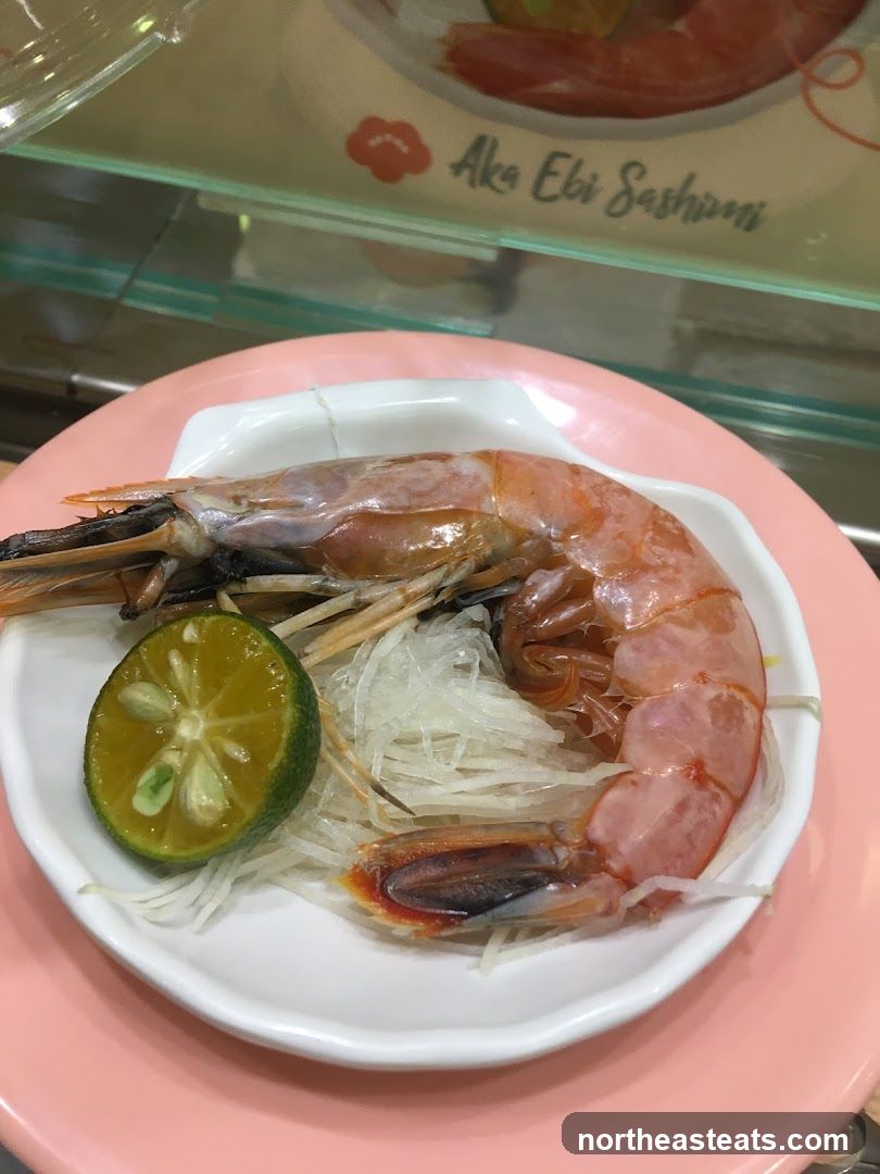 Aka Ebi Sashimi