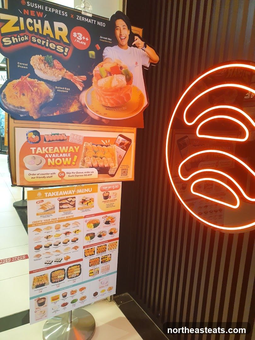 Sushi Express Takeaway Menu