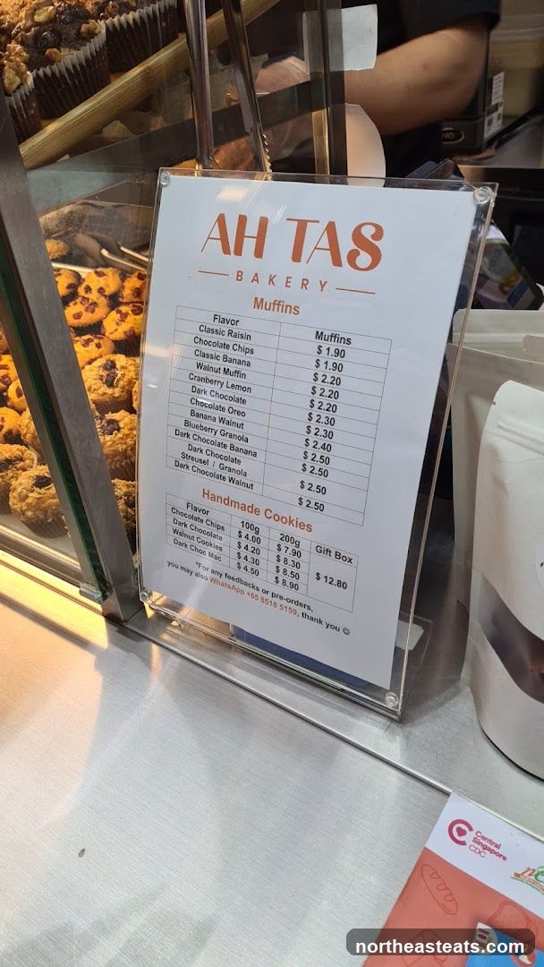 AH TAS BAKERY Menu
