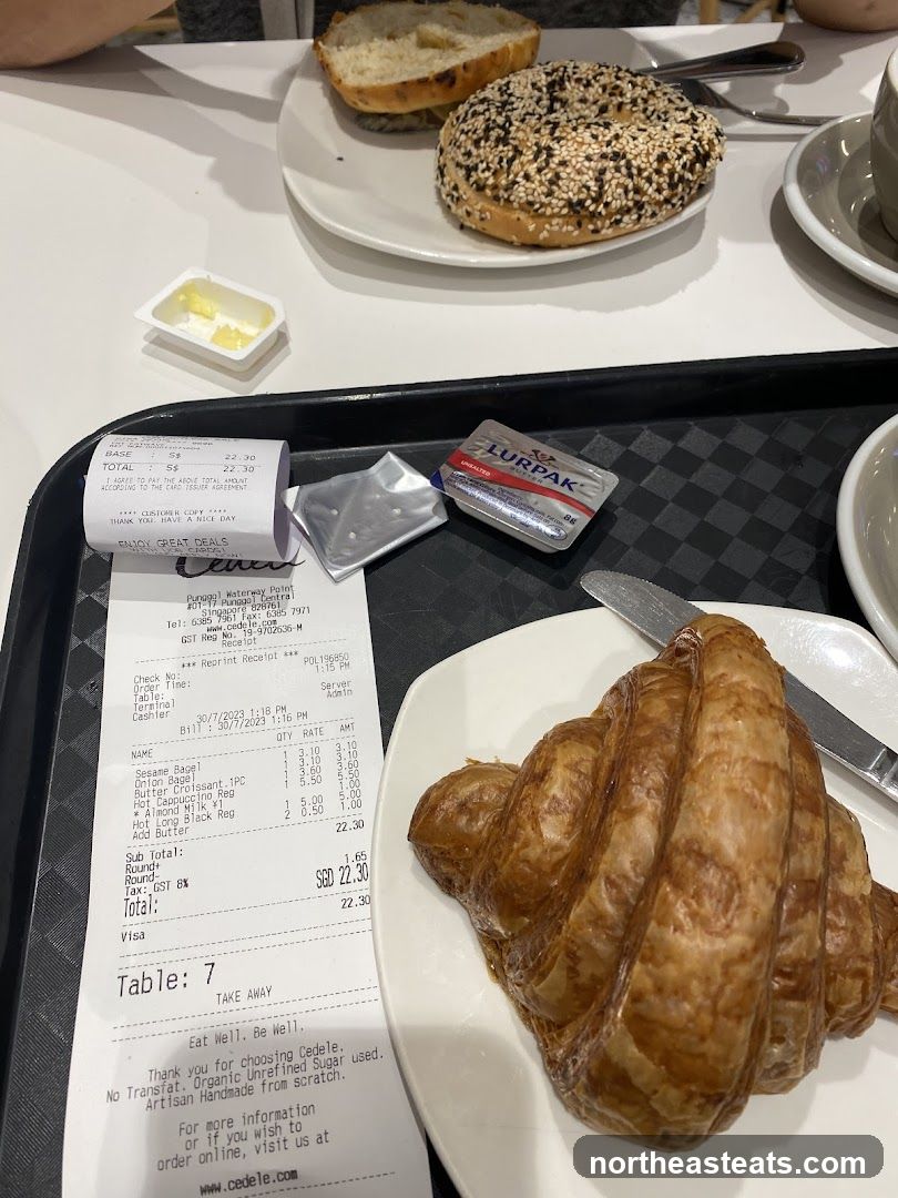 Receipt and Pastries