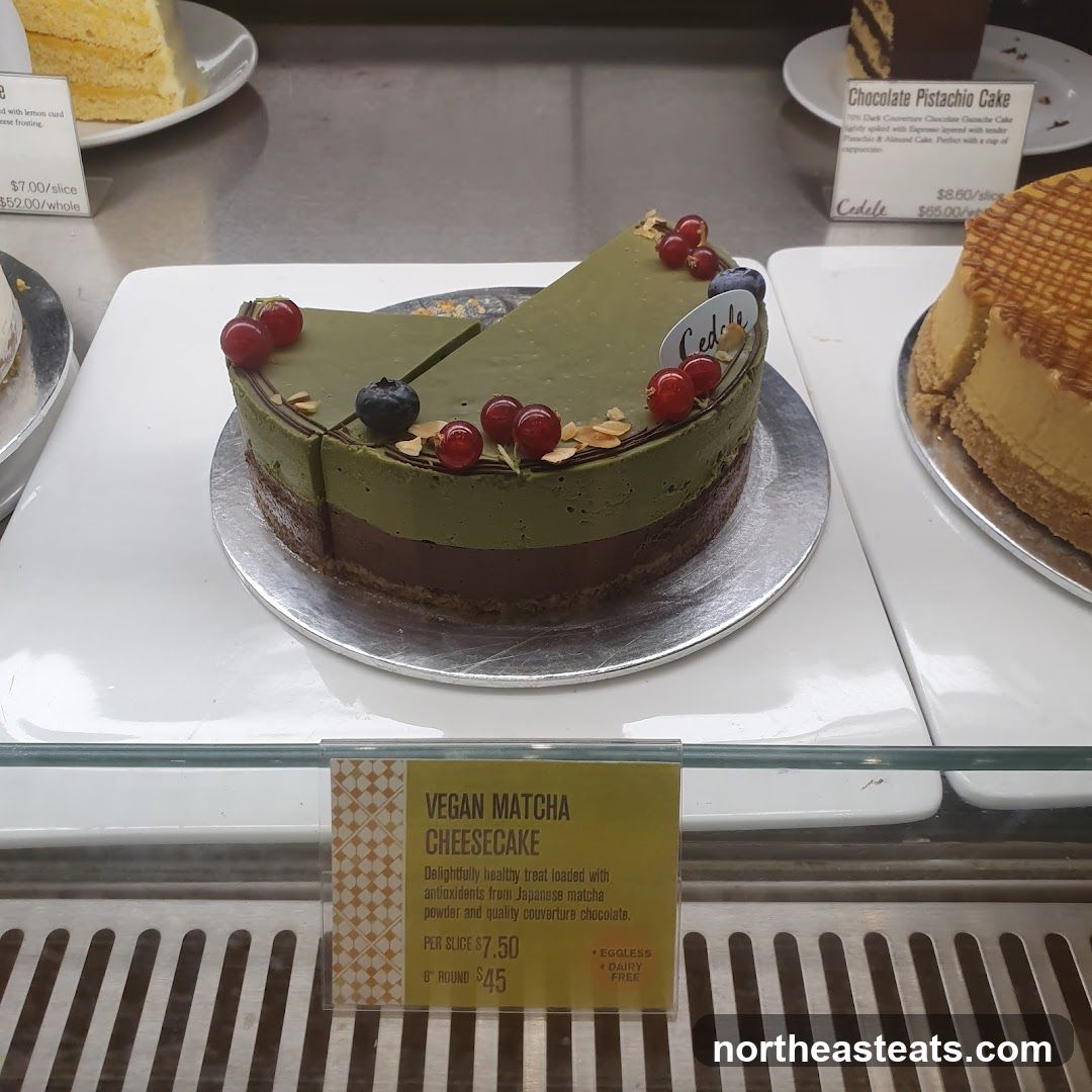 Vegan Matcha Cheesecake