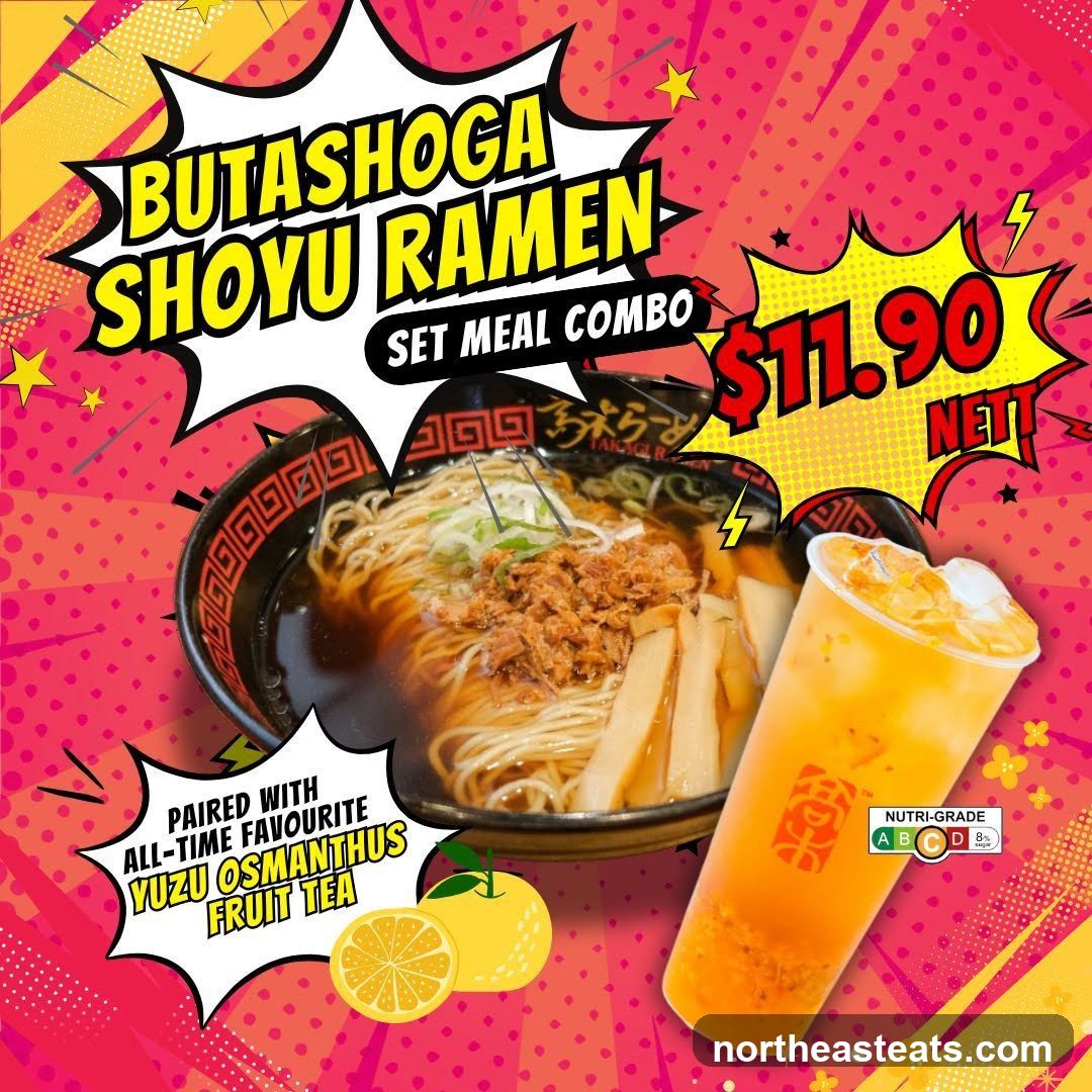 Butashoga Shoyu Ramen Set Meal Combo