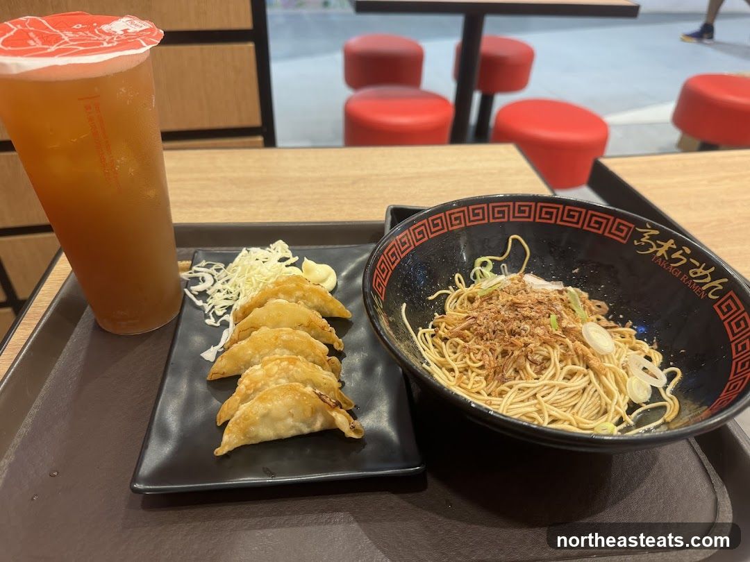 Ramen and Gyoza Meal