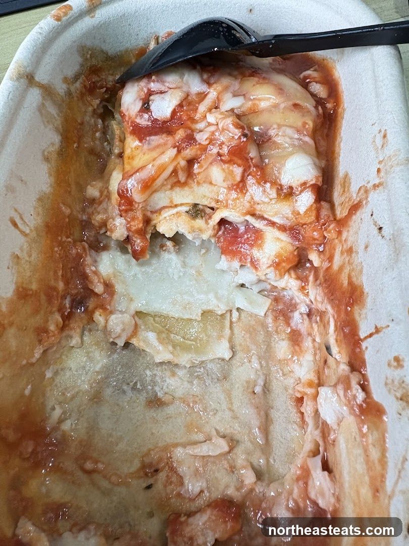Partially Eaten Lasagna