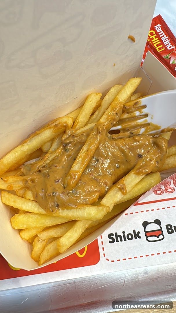 Shiok Burger Fries