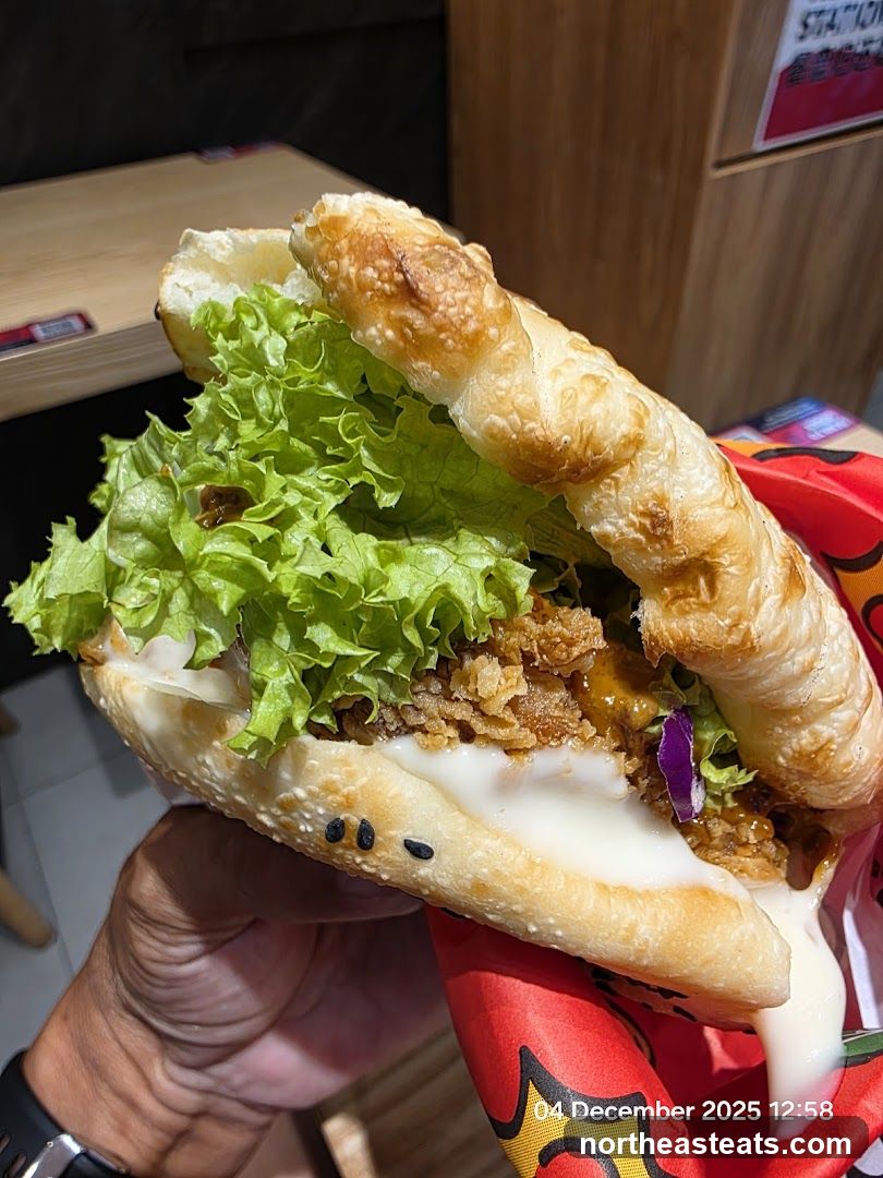 Burger with Lettuce and Sauce
