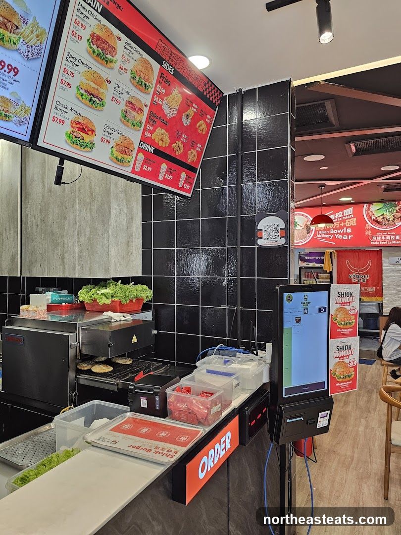Shiok Burger Menu