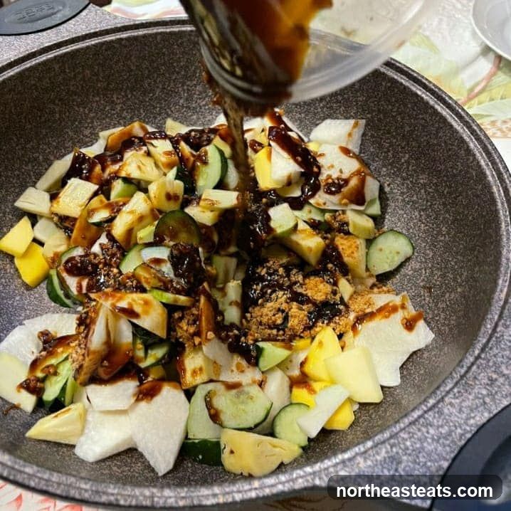 Fruit Salad with Sauce