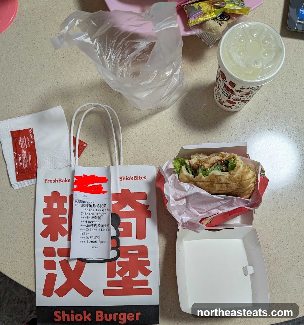 Shiok Burger Meal