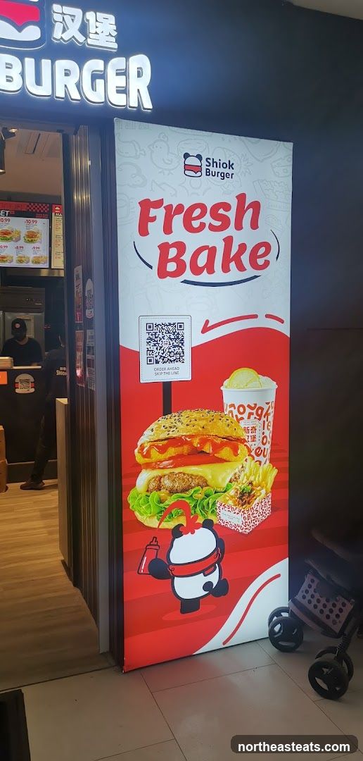 Shiok Burger Fresh Bake Banner