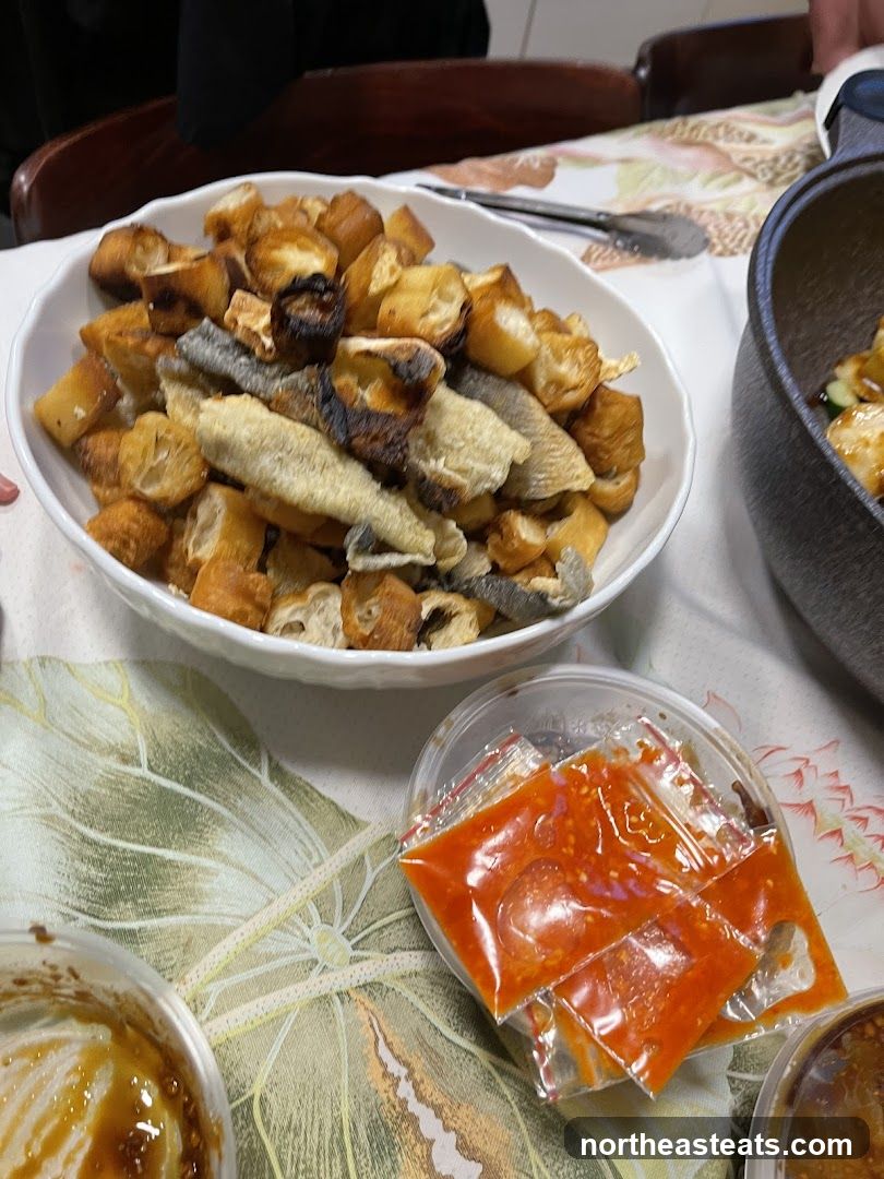 Fried Dough and Fish Skin