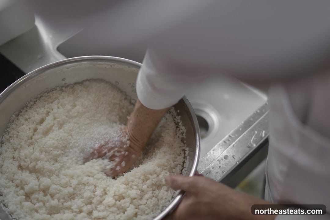 Washing Rice