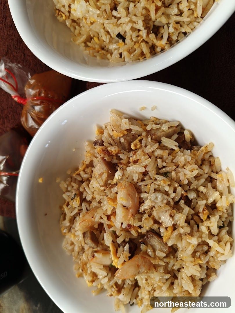 Two bowls of fried rice