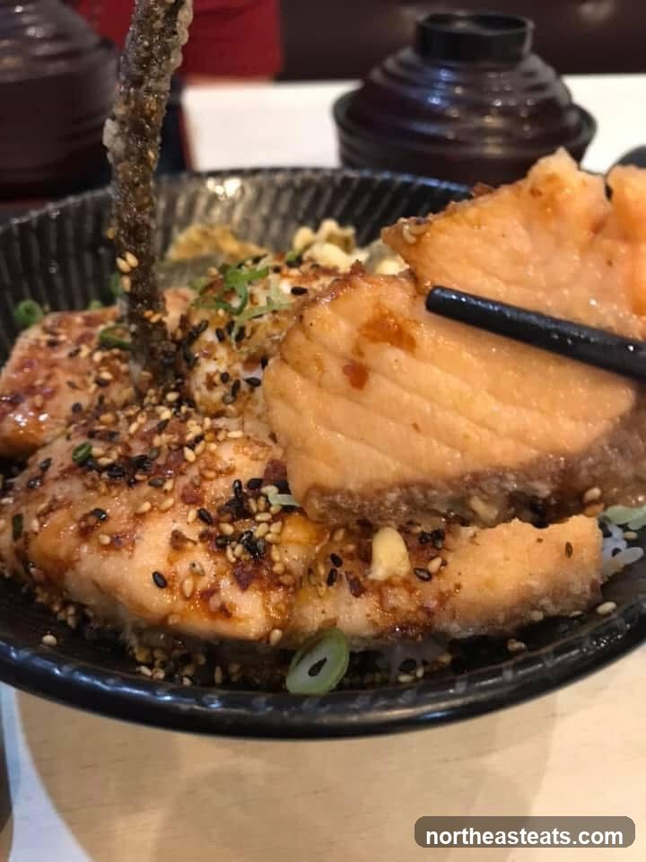 Salmon Donburi