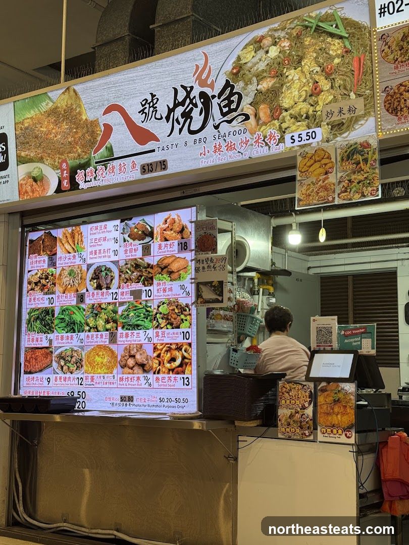 Seafood Stall Menu