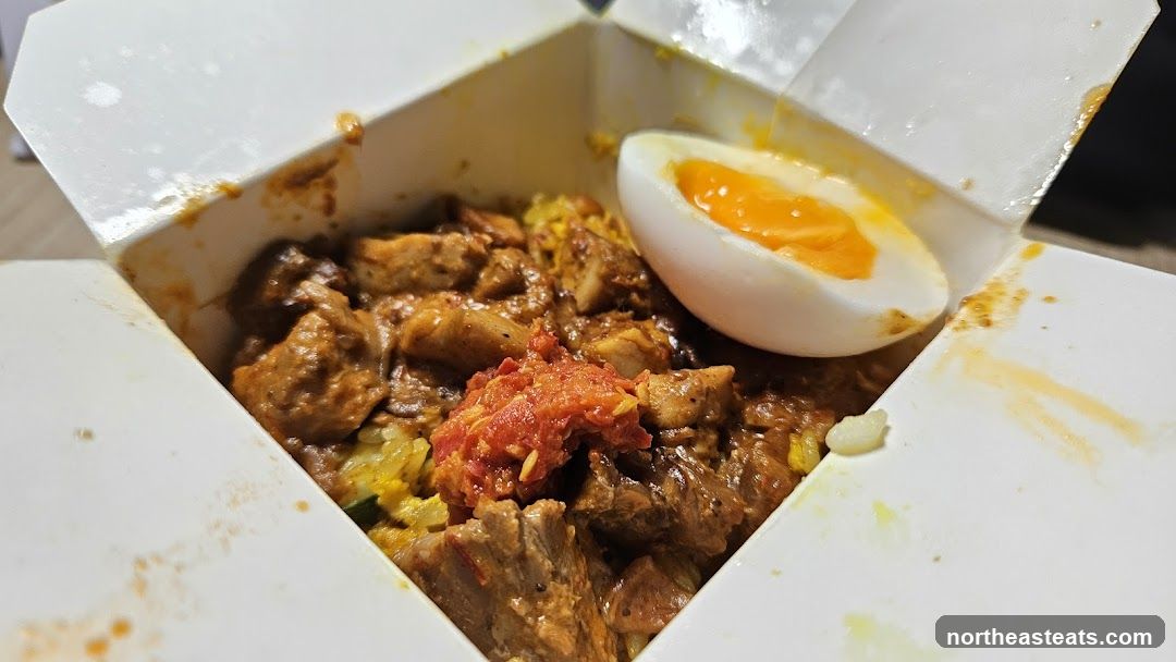Takeaway Box with Rice and Egg