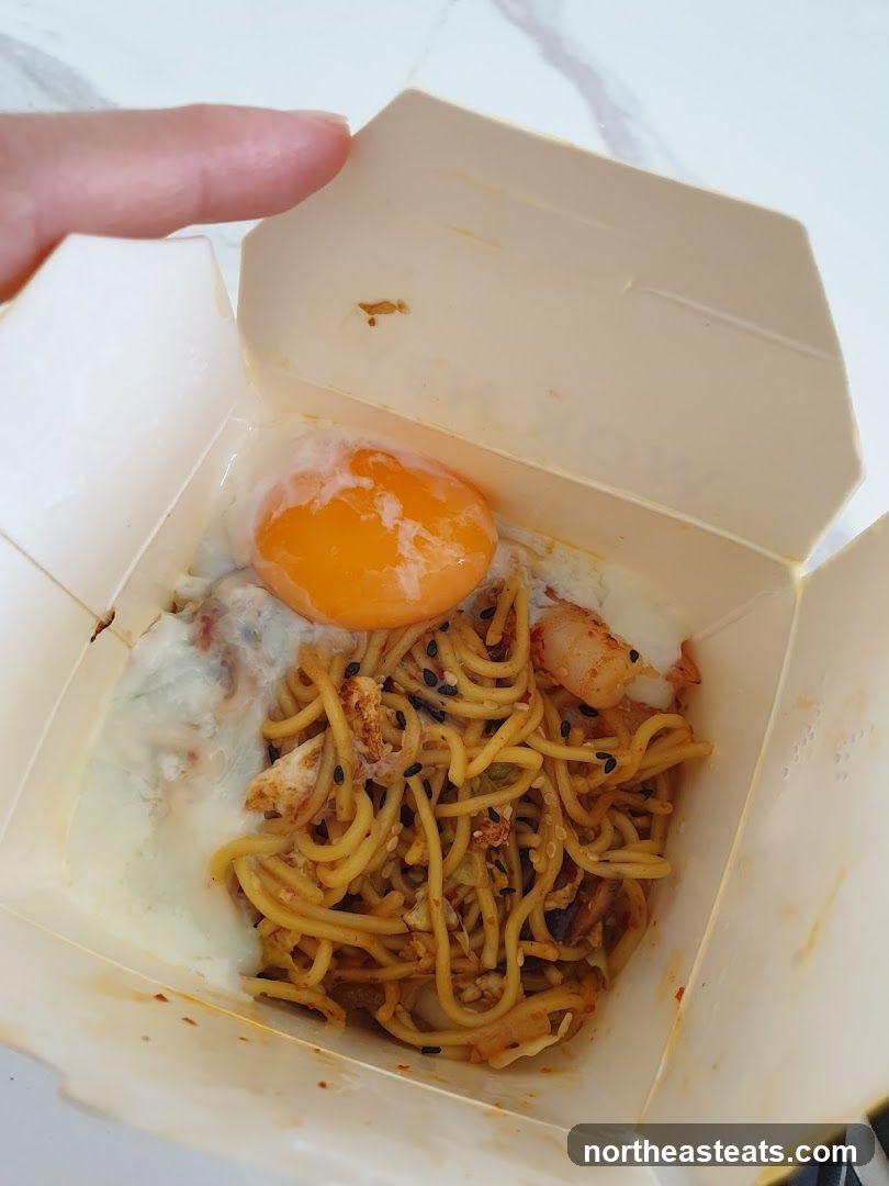 Noodles with Egg and Shrimp