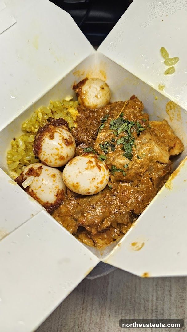 Curry with Eggs and Rice