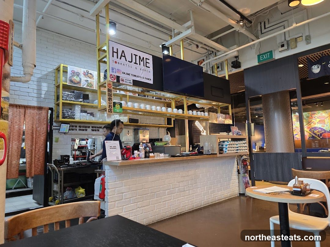 Restaurant Interior with Counter