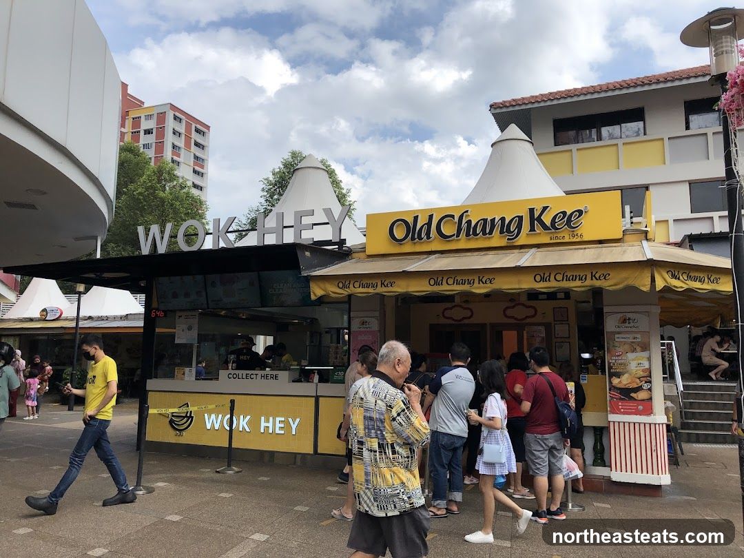 Old Chang Kee and Wok Hey Food Stalls