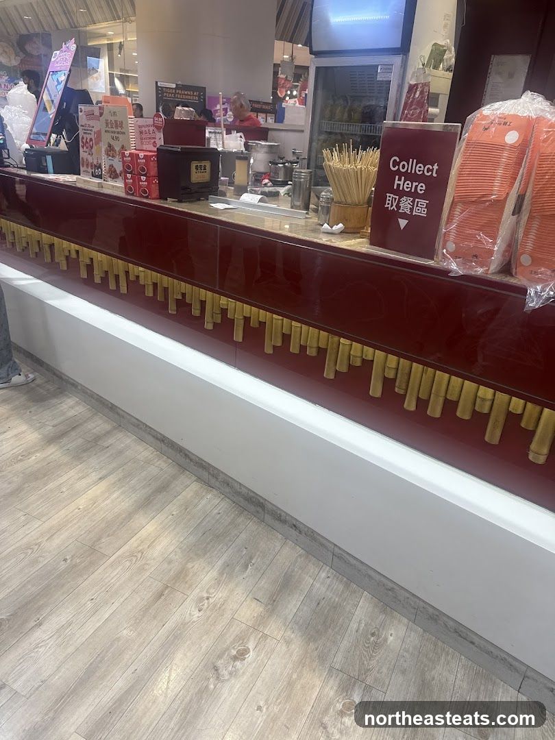 Food stall counter