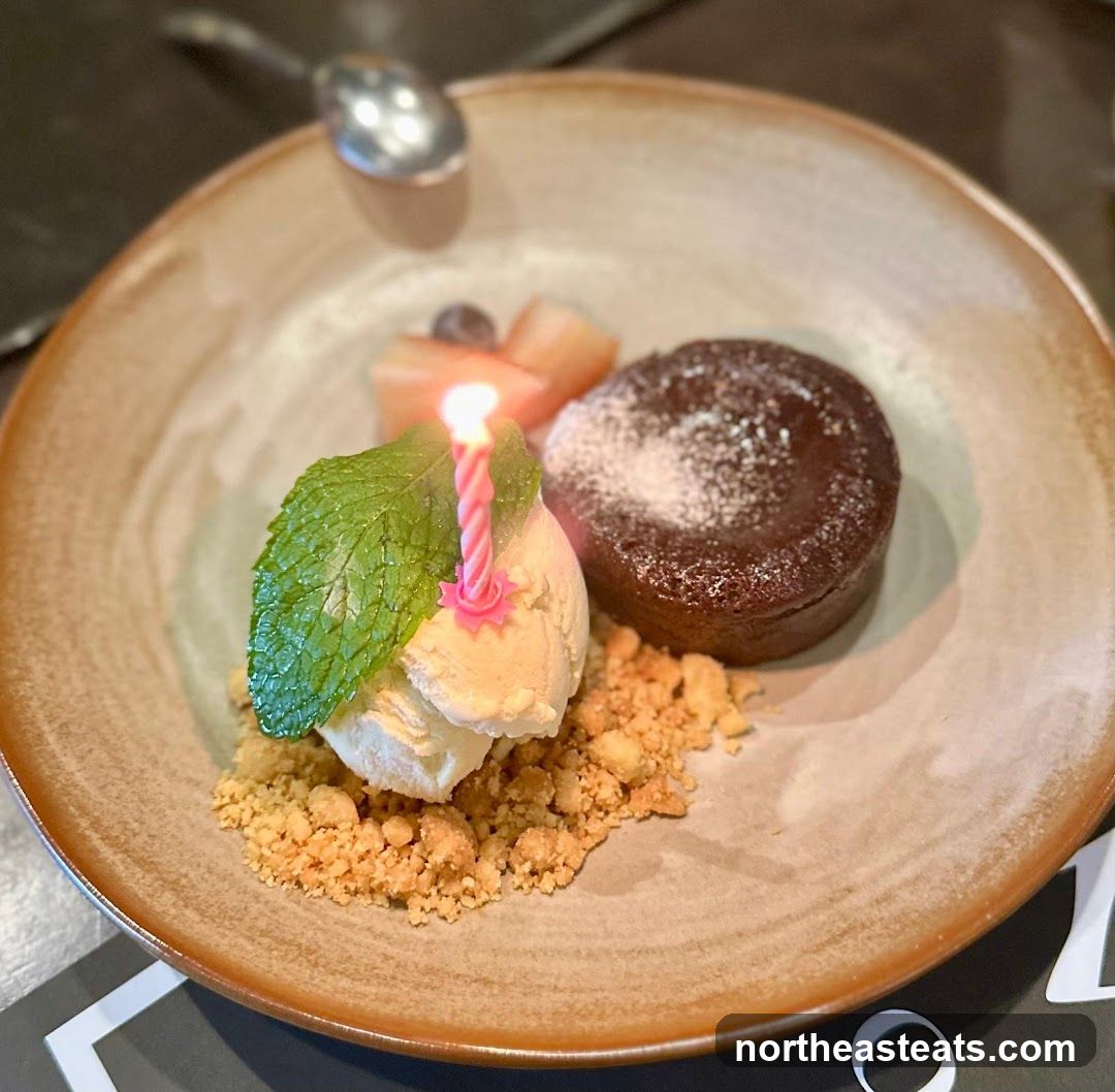 Chocolate Lava Cake with Ice Cream