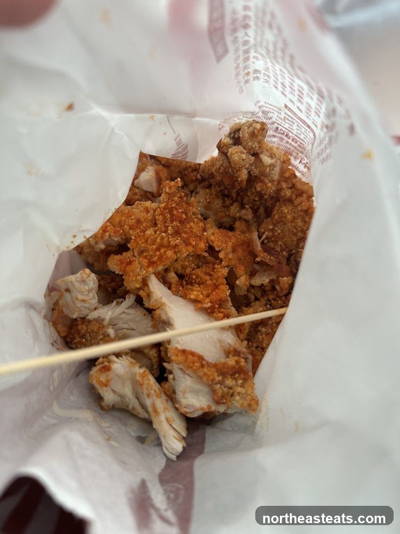 Fried Chicken Pieces in Bag