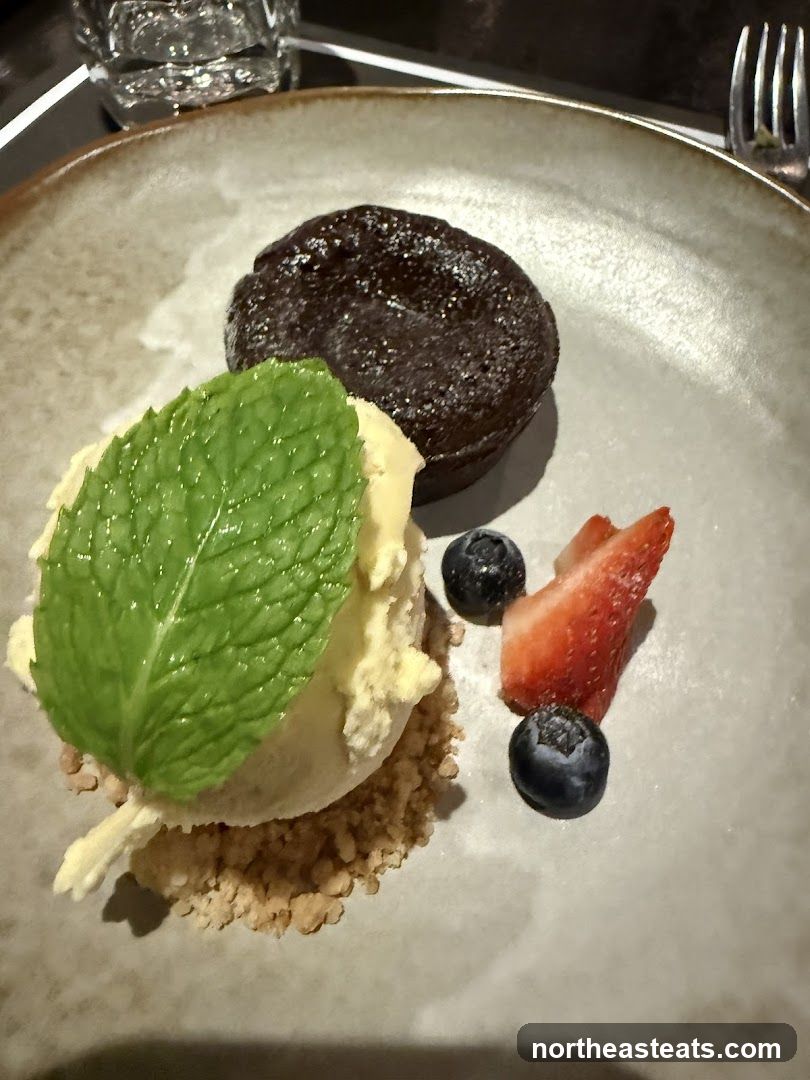 Chocolate Lava Cake with Ice Cream