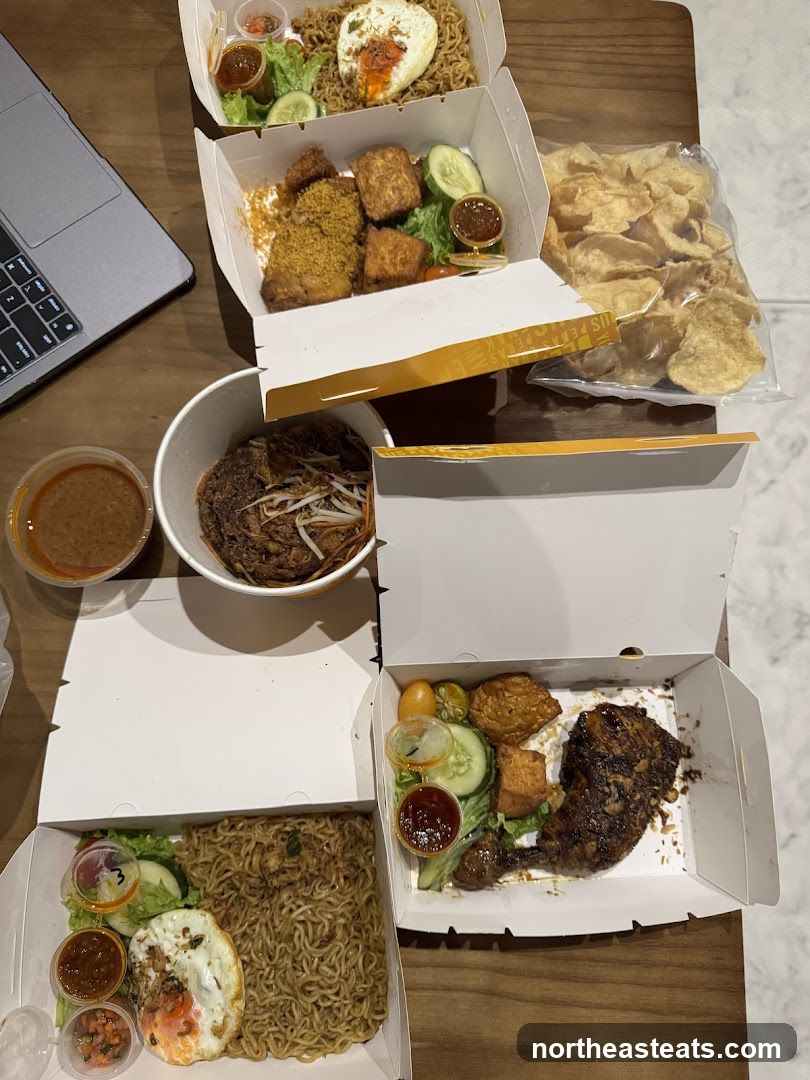 Takeaway Food Spread