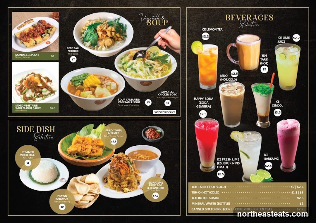 D'PENYETZ Menu