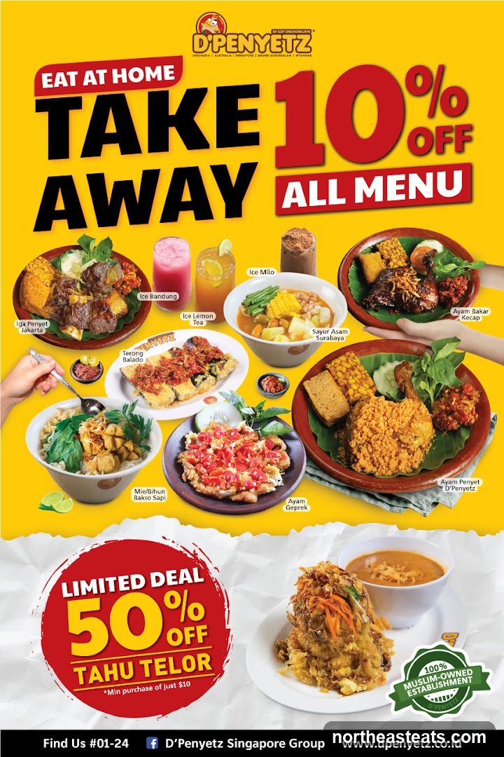 D'Penyetz Take Away Promotion