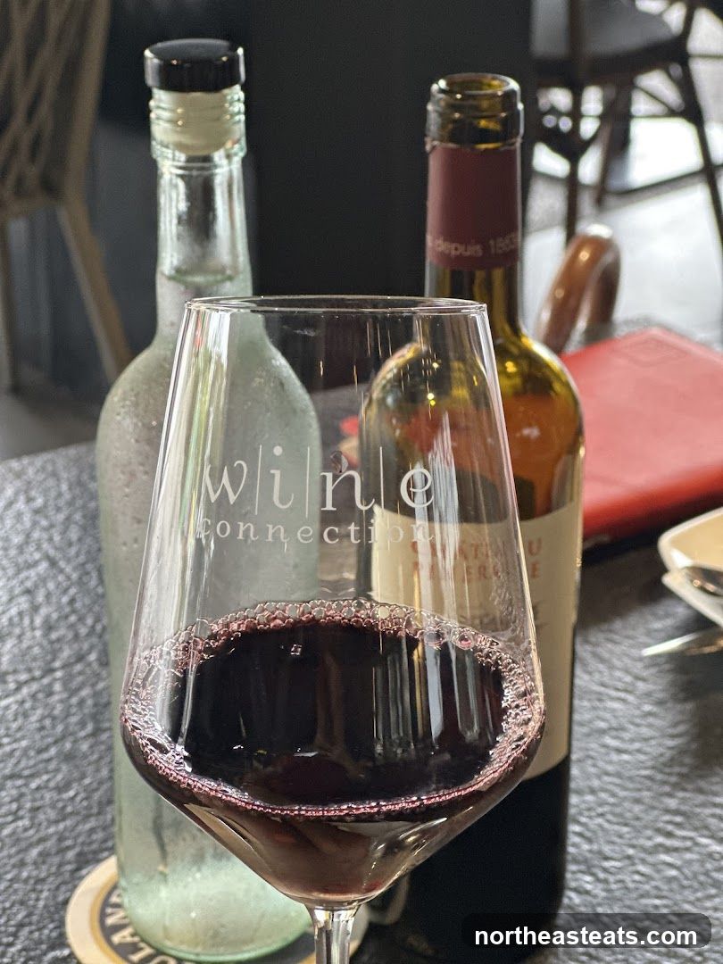 Wine Glass and Bottles