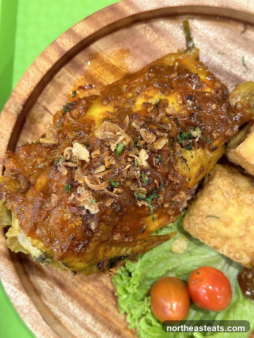 Chicken dish with sides