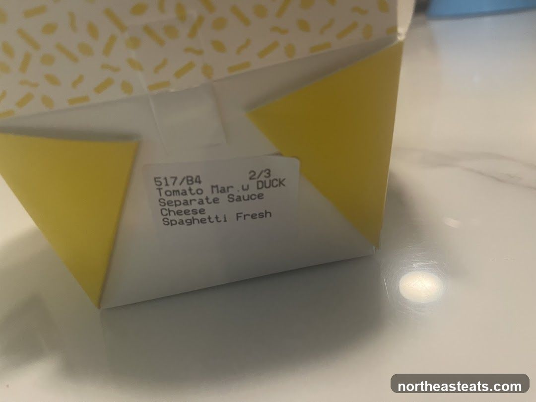 Food Packaging Label