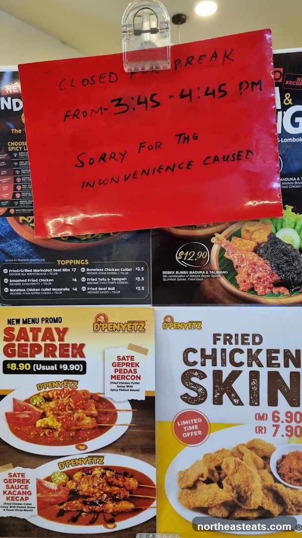 Restaurant Menu and Sign